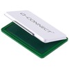 Q Connect Large Stamp Pad Metal Case - Green