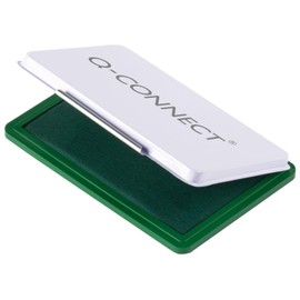 Q Connect Large Stamp Pad Metal Case - Green
