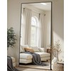 Coomily Full-Length Floor Mirror with Stand, 71"x32" Rectangle Style Full