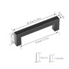 Hysgscwd 10PCS 3.8-inch Drawer Handles, Matte Black Cabinet Handles, Hardware,