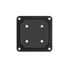 Nuvo Iron WPCP4B Black 4" x 4" Wood Post Plate