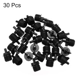 uxcell Barb Drip Pipe Connector 1/2 BSPF Male Thread 4/7mm Hose Fitting for Garden Agricultural Irrigation System, Plastic 30pcs