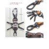 highstyle Tochigi Leather & Antique Black Carabiner & 4 Hooks