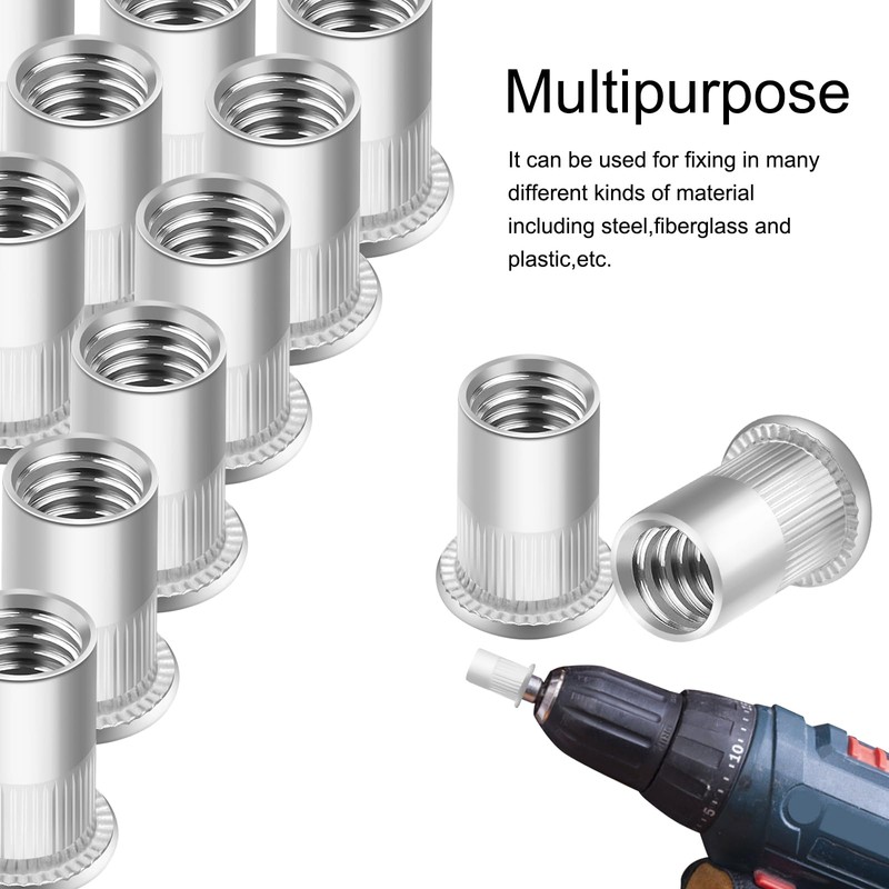 Rivet Nuts M6 & M8 Thread Rivets Blind Rivet Nuts