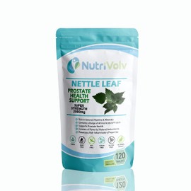 Nettle Leaf Supplement Tablets- Fight Allergy, Reduce Joint Pain, and Improve Prostate Health for Men and Women-- 2000 mg Pack of 120 Pills.