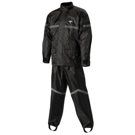 Nelson-Rigg Stormrider Rain Suit (Black/Black, Large)