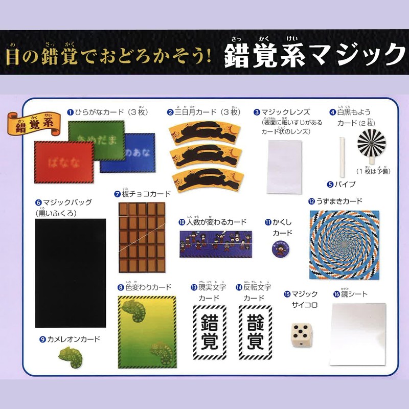 Gakken A10816 Magic Kit DX That Anyone Can Easily Master,