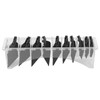 10pcs Hair Clipper Guide Comb Universal Clear Number Guide Comb