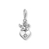 Thomas Sabo Guardian Angel Charm with Heart Silver 1735-643-14, Sterling