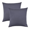 NatureMark Pack of 2 Jersey Cushion Covers, Side Sleeper Pillows,