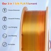 3Dgenius Silk PLA 3D Printer Filament Triple Color Silk PLA