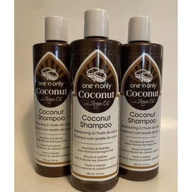 One 'n Only 3 One 'N Only Coconut with Argan Oil Coconut Shampoo 12 oz each