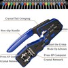 LEATBUY RJ45 Crimp Tool Kit CAT6 CAT5 Crimping Tool Set,