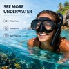 Two-Window Snorkel Diving Mask for Adults – Wide View Anti-Fog