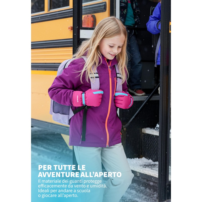 Reusch Guanti invernali bambini | caldi e impermeabili con polsini