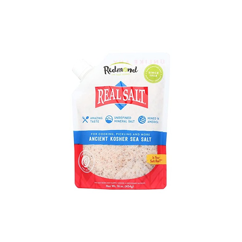 Real Salt Gourmet Kosher Sea Salt - 16 oz -