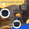 Aretle corrugate Flue Cover Cap BM0152 24Ga，Indoor Chimney Pipe Cap，Round