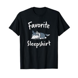 Wolf sleep pajama pajamas nightgown idea T-Shirt