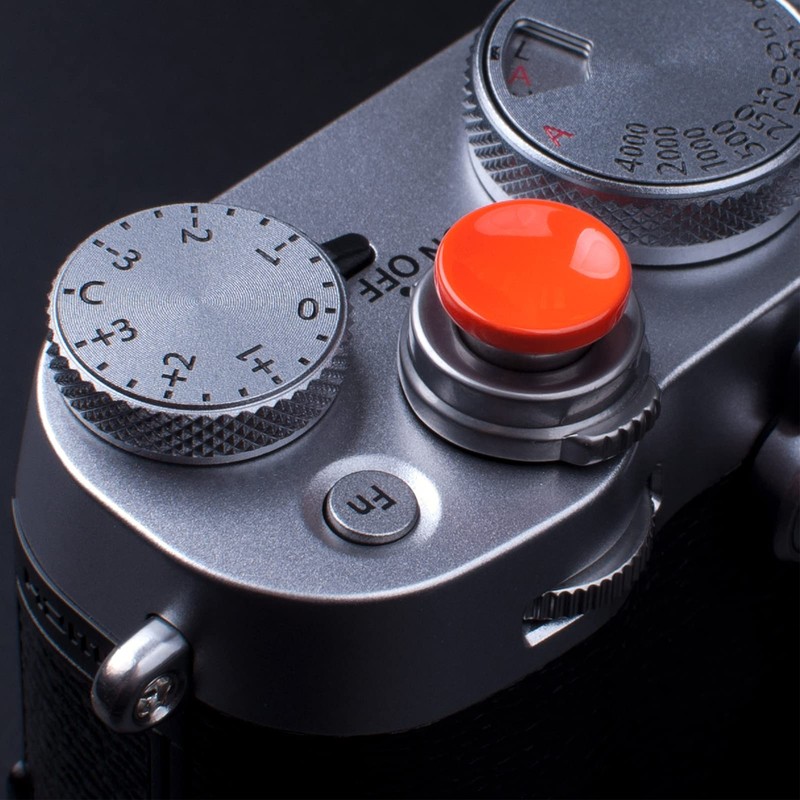 VKO Metal Soft Shutter Release Button,Delicate Camera Shutter Button Black