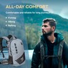 Xelfly - Waterproof Fishing Backpack with Rod Holder, Inflatable Air