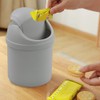 Dynko Mini Desktop Bin with Swing Lid, 2 L Plastic
