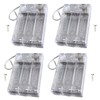 BKAEIMSTWR 8PCS 3 AA LED String Battery Holder and Screws,