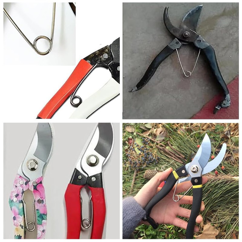 Pruner Spring Replacement 4PCS V-Shape Picking Springs Secateur Springs for