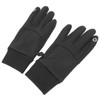 1 Pair Black Unisex Cycling Gloves Waterproof Skiing Non Slip