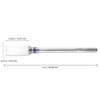 Pana Professional - Flat Top Small Barrel White Ceramic Bit