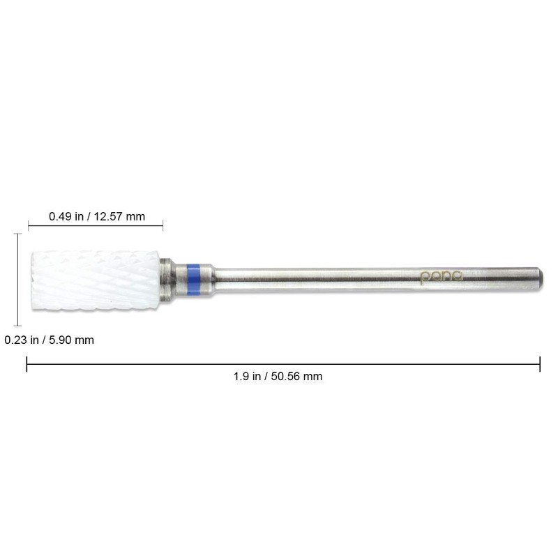 Pana Professional - Flat Top Small Barrel White Ceramic Bit