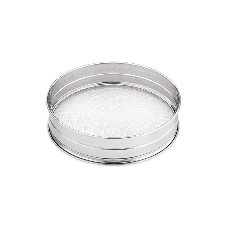 thermohauser Sieve Large Stainless Steel Fine Mesh Size 2.5 x