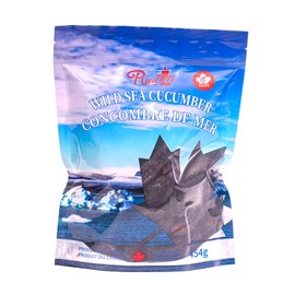 Dried Sea Cucumber Premium Deep Sea Atlantic Canada Wild Caught (Family packaging 32pieces/lb)