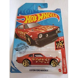 Hot Wheels 2020 Hw Flames Custom Ford Maverick, Red 142/250
