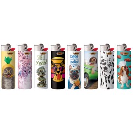 BIC Special Edition Animal Lover Series Maxi Pocket Lighters, 50-Count Tray