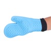 Silicone Oven Mitts with Cotton Heat Insulated Anti Scalding Baking