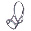 HKM Linz Headcollar 8519 Black/Grey/Pink/Blue Thoroughbred