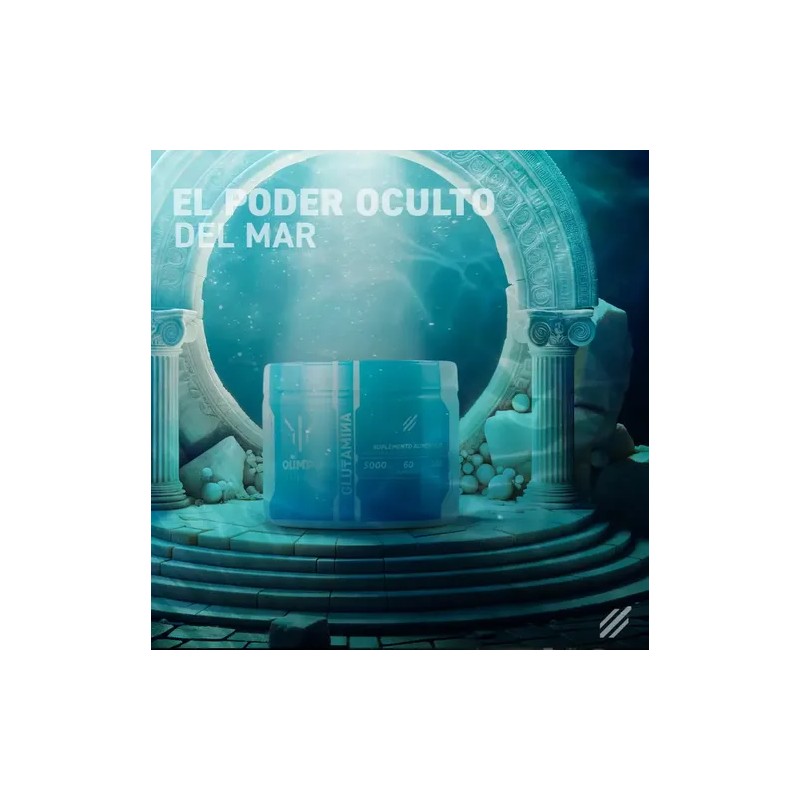 Olimpo, L-glutamina 100 Pura, 300g, Poseidon, 60 Servicios