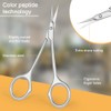 Beugo Nail Scissors, Professional Stainless Steel Cuticle Nail Scissors Curved