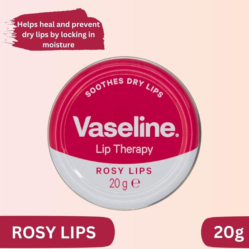 MM Vaseline Lip Therapy Rosy Lips - Moisturising Lip Balm