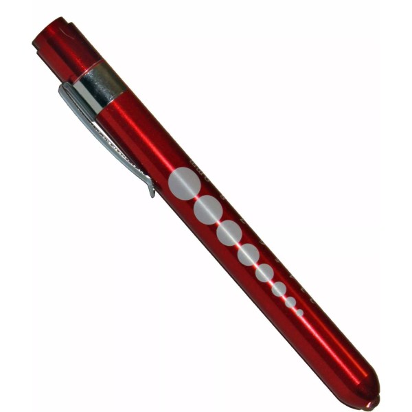 TM 2 pcs PROFESSIONAL MEDICAL PEN LIGHT W/ PUPIL GAUGE