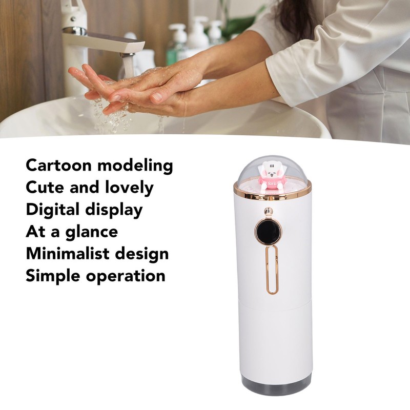 Automatic Hand Soap Dispenser Touchless Rechargeable Auto Detection 3 Levels