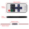 ACEIRMC 4pcs RF Mini Wireless Remote Controller 11 Key with