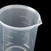 30 Pack Plastic Beakers 300 ml Graduations Plastic Graduated Measuring
