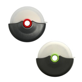 2 Pcs Pizza Cutter, Disc Pizza Cutter Wheel, Stainless Steel Blade, with Protective Cover Blade Guard, Super Sharp Slicer Pizzas, Wheel Easy to Clean, for Making Bread and Pizza