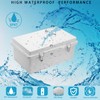 YETLEBOX Waterproof Outdoor Electrical Junction Box Weatherproof IP67 ABS Plastic