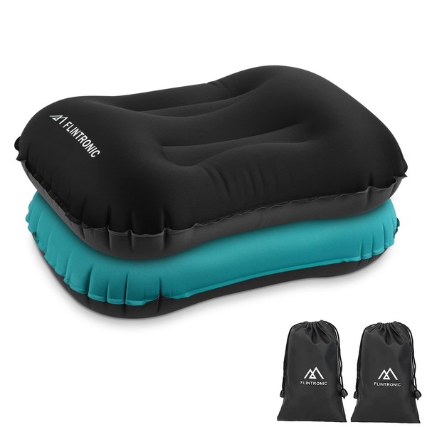 Flintronic Inflatable Camping Cushion, TPU Ultralight Inflatable Cushion for Beach,