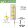 ZSSXOLED G8 LED Bulb Dimmable 7W Equivalent to G8 Halogen