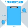 Clipboards, HERKKA 15 Pack Plastic Clipboards Low Profile Clip Standard