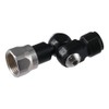 Urjumpea Universal Black Swivel Joint Adapter for Airless Paint Spray