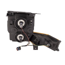 HEADLIGHTSDEPOT Chrome Housing Halogen Headlight Compatible with Jeep Commander 2006-2010 Includes Left Driver Side Headlamp